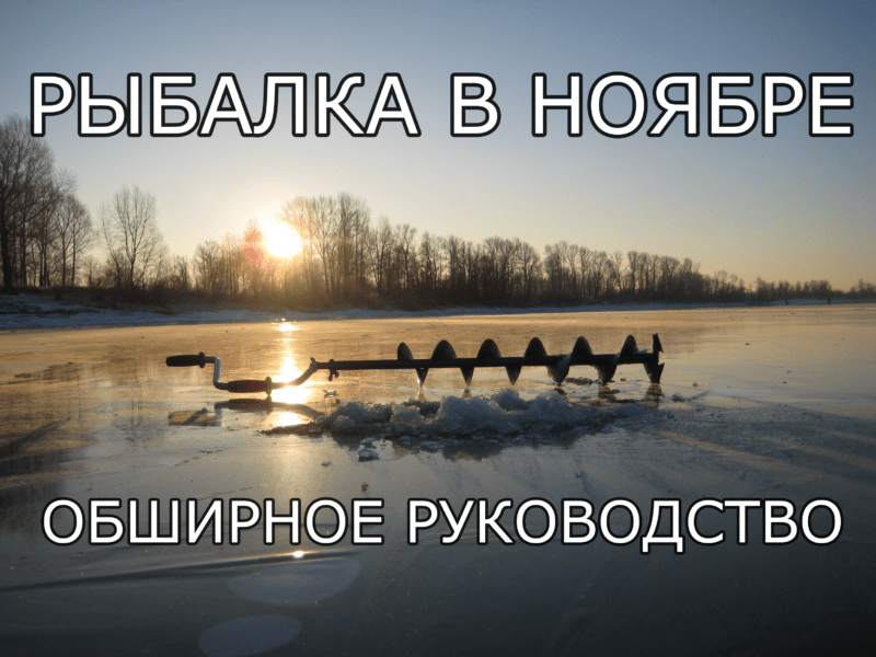 Рыбалка в ноябре - обширное руководство от F1sh1ng.ru