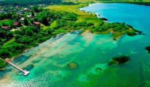 Карта озер Ленинградской области для рыбалки, купания с дорогами