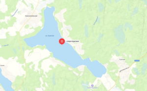 Карта озер Ленинградской области для рыбалки, купания с дорогами