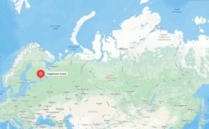 Ладожское озеро на карте России