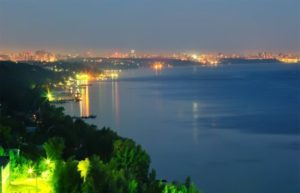 Уровень воды в Самаре на Волге СНТ Бугорок