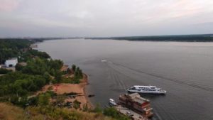 Уровень воды в Самаре на Волге СНТ Бугорок