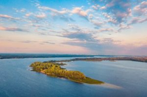 Уровень воды в Самаре на Волге СНТ Бугорок