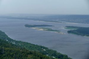 Уровень воды в Самаре на Волге СНТ Бугорок