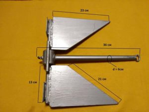 Как сделать якорь для лодки ПВХ своими руками чертежи и фото