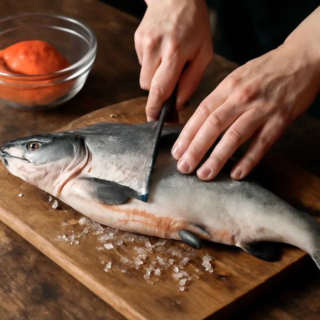 чистка горбуши