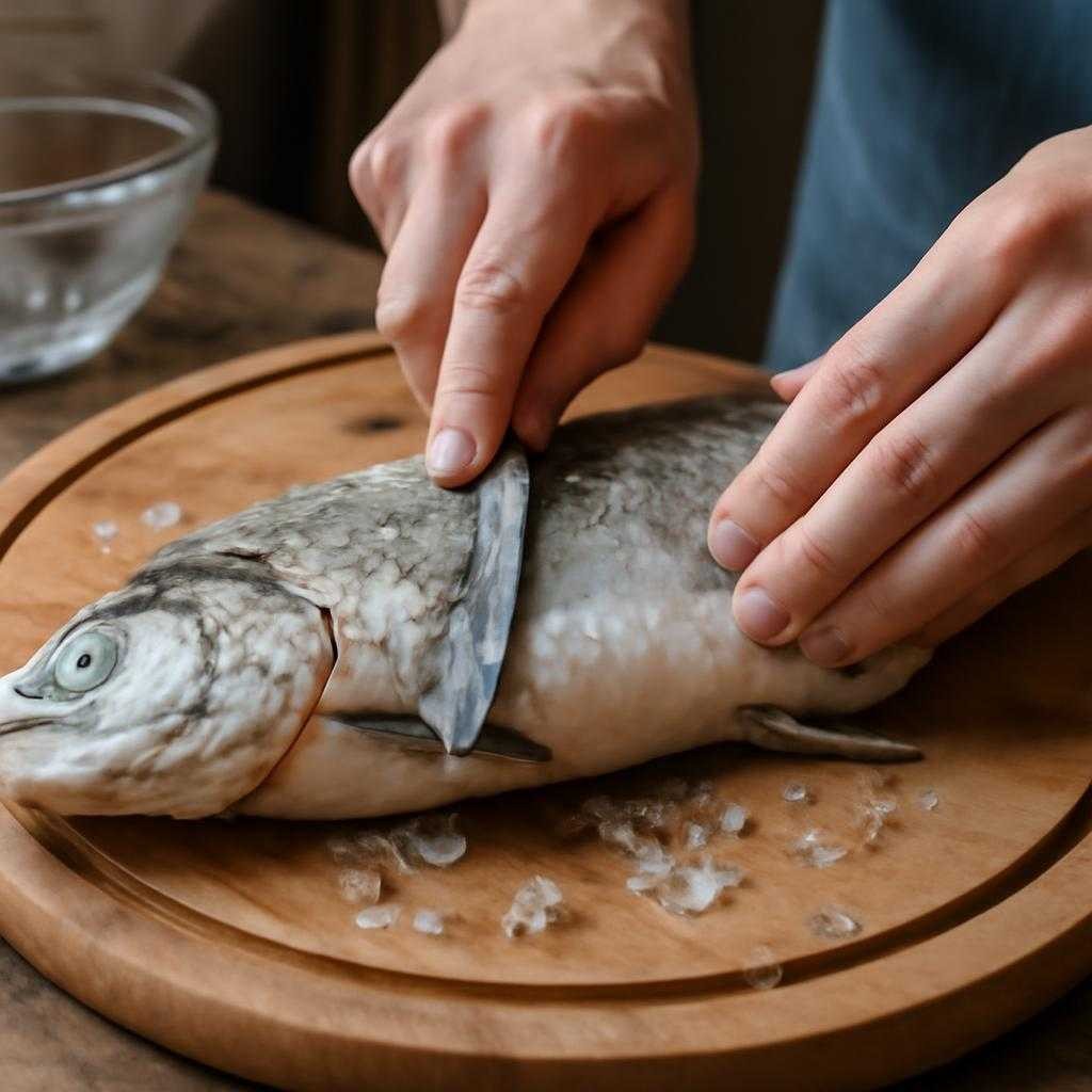 чистка горбуши