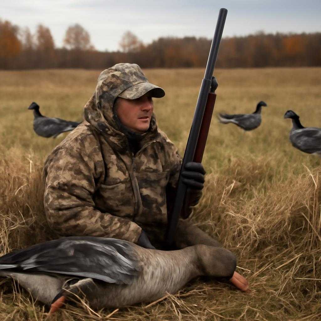 гусиная охота осенью