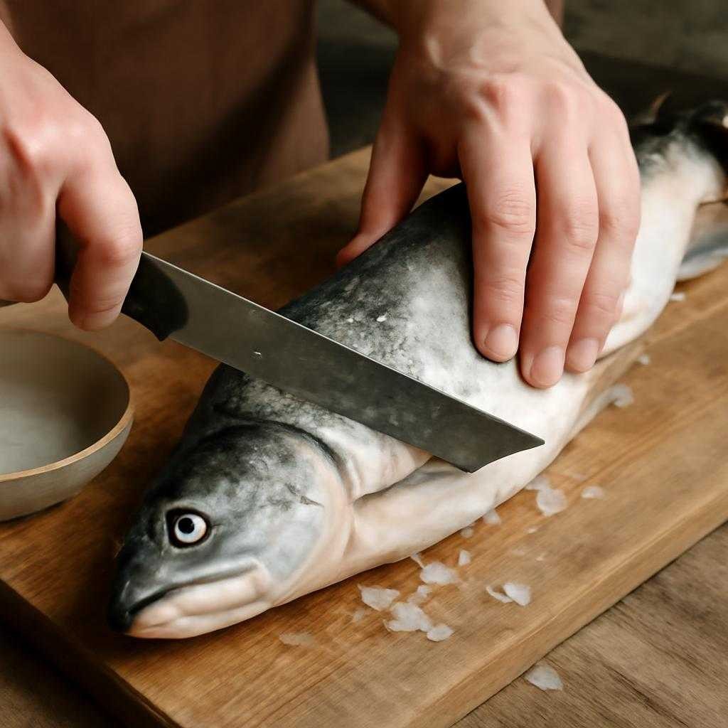 как почистить горбушу