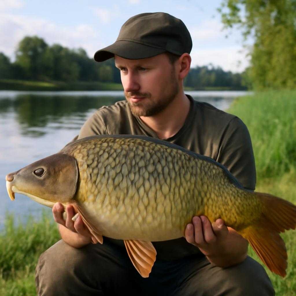 ловля карпа летом