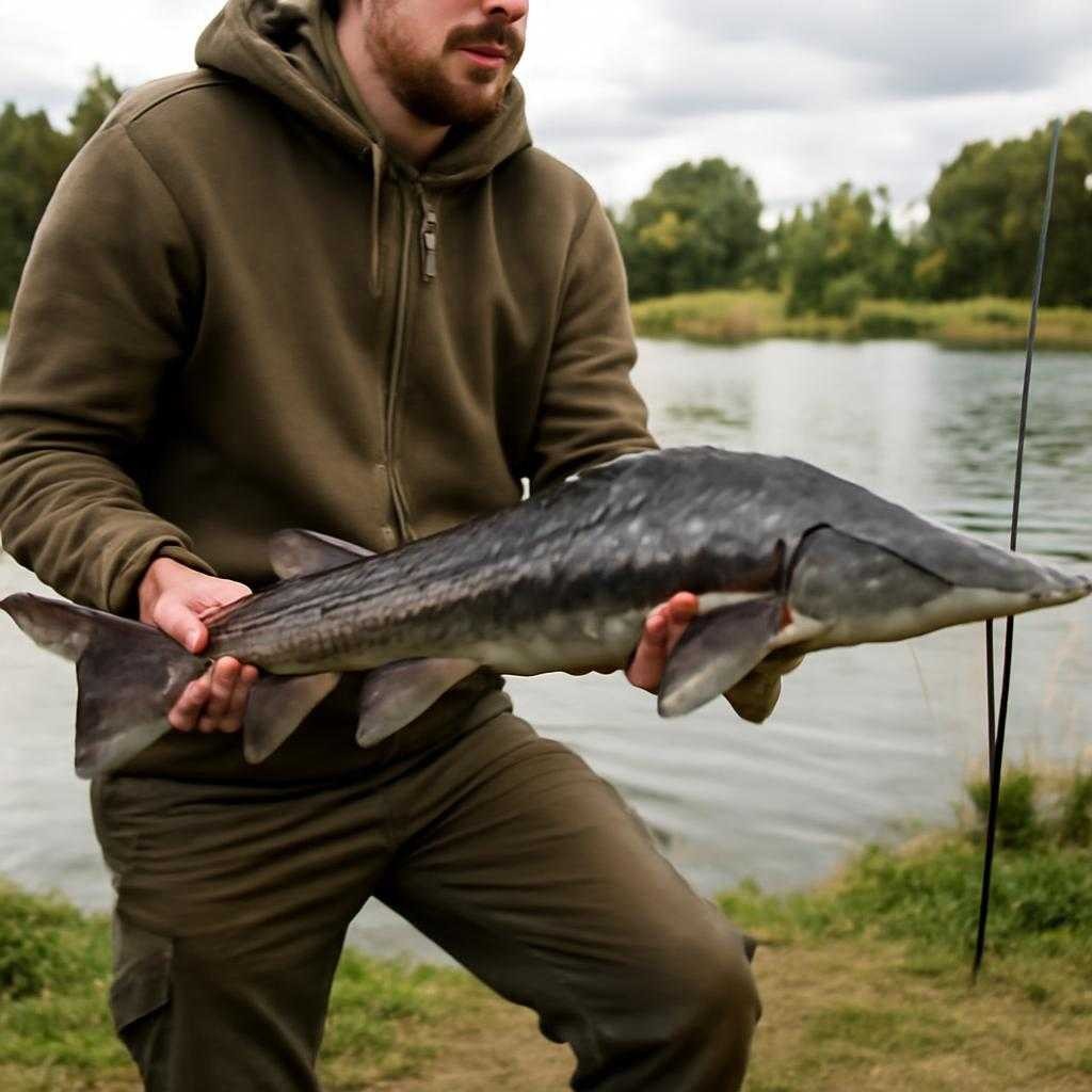 ловля осетра