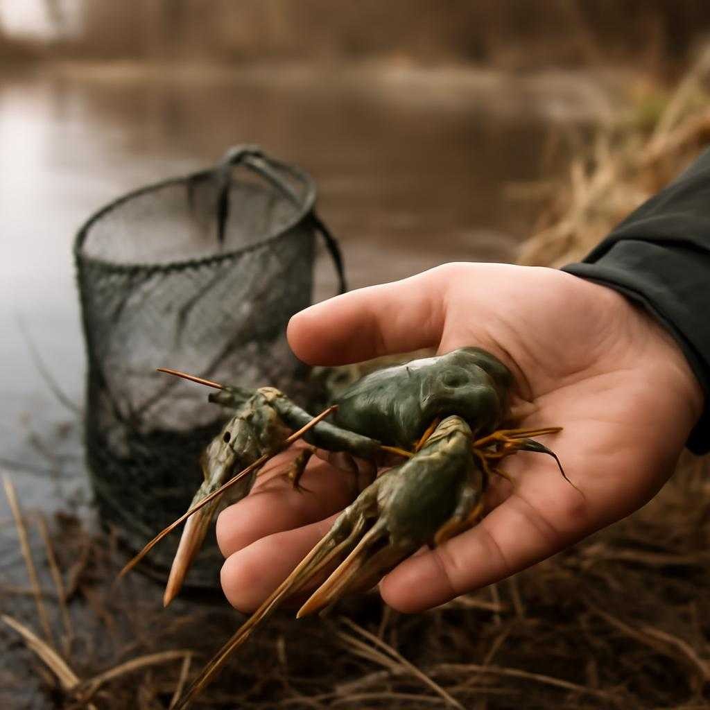 ловля раков весной