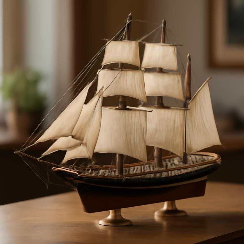 модель корабля