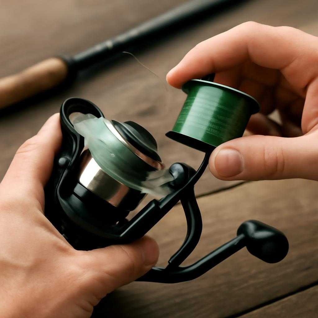 намотка лески