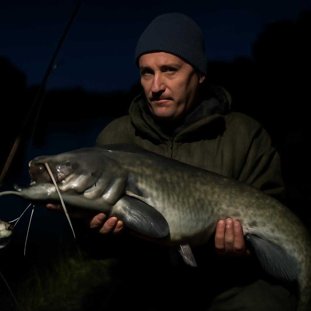 ночная ловля сома