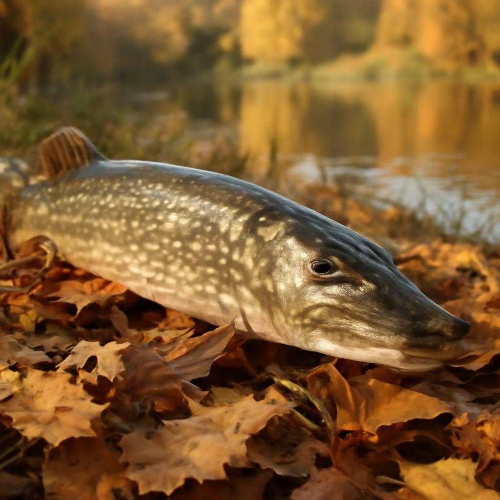 осенняя щука