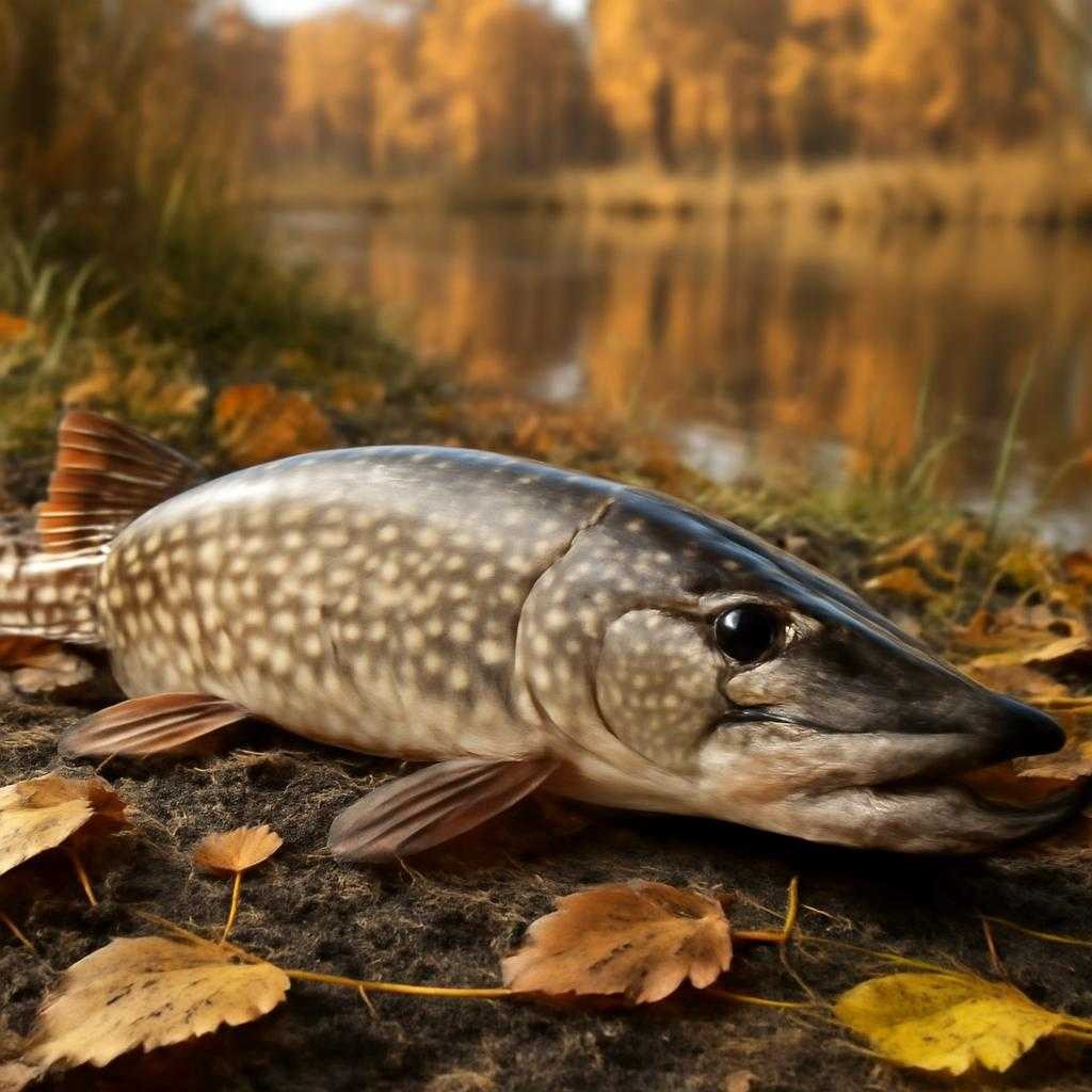 осенняя щука