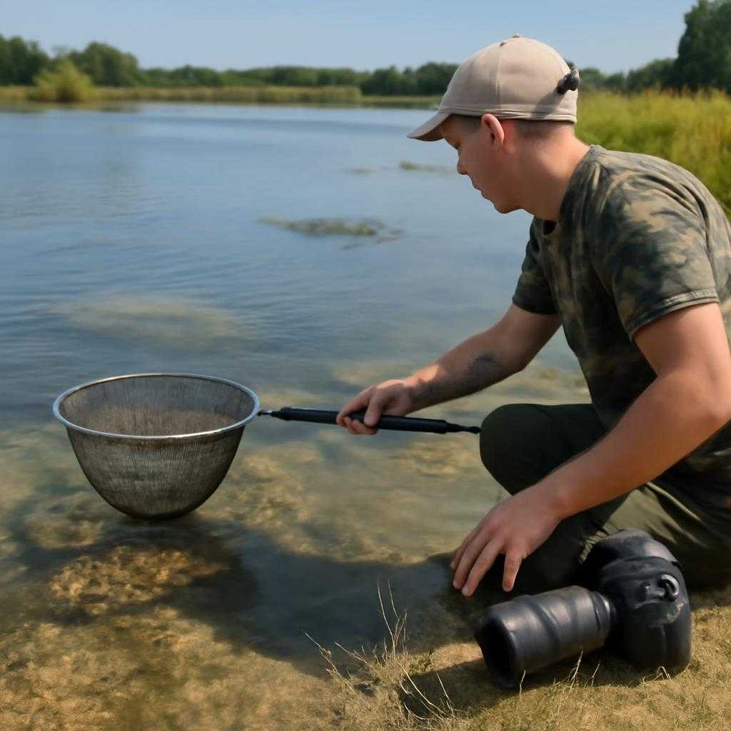 поиск сазана на ракушечных отмелях летом
