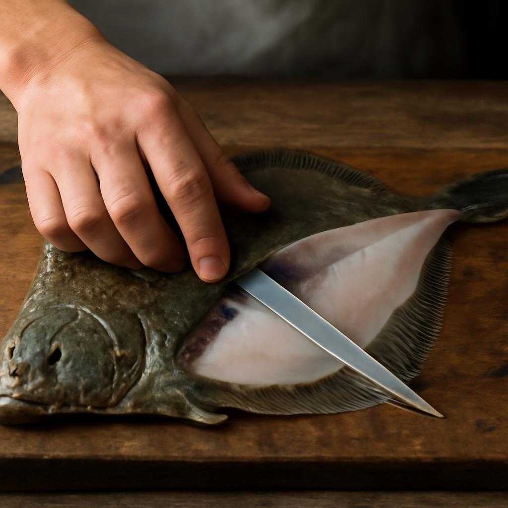 разделка камбалы