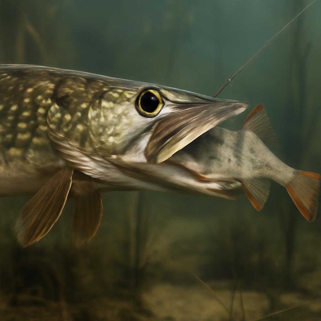 щука на живца