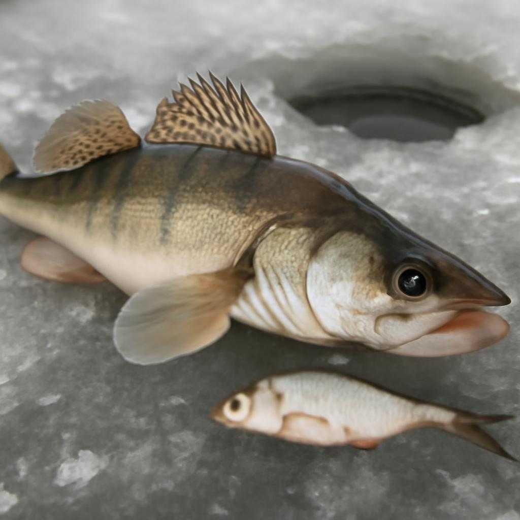 судак живец лед