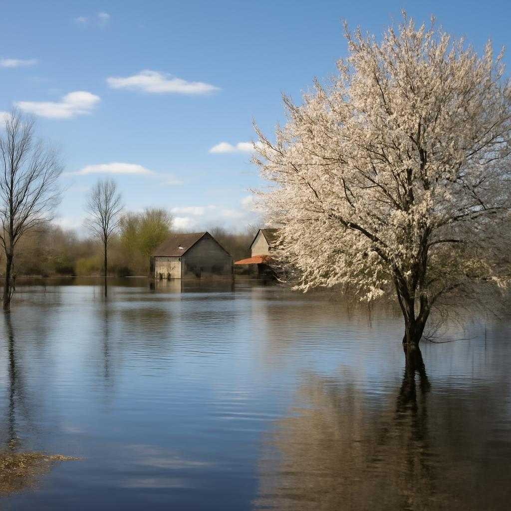 весенний разлив