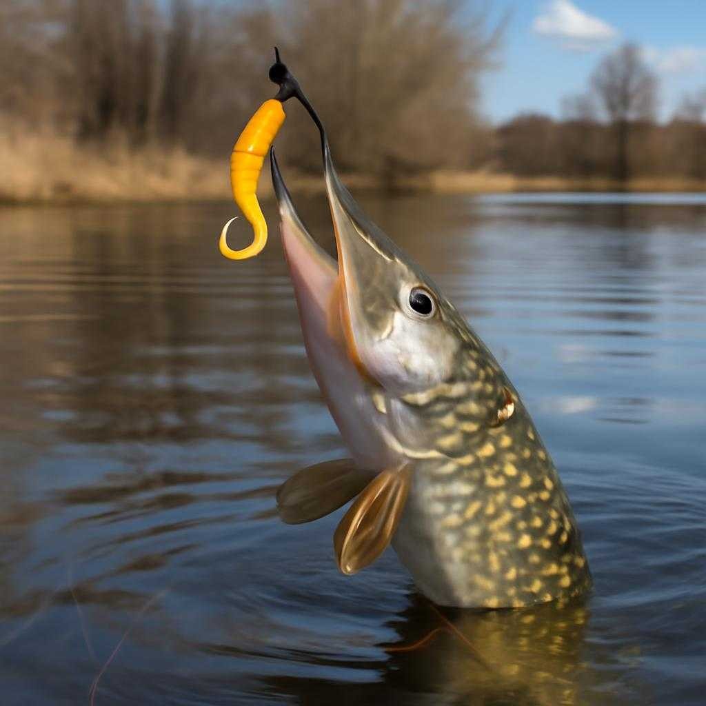 весенний жор щуки