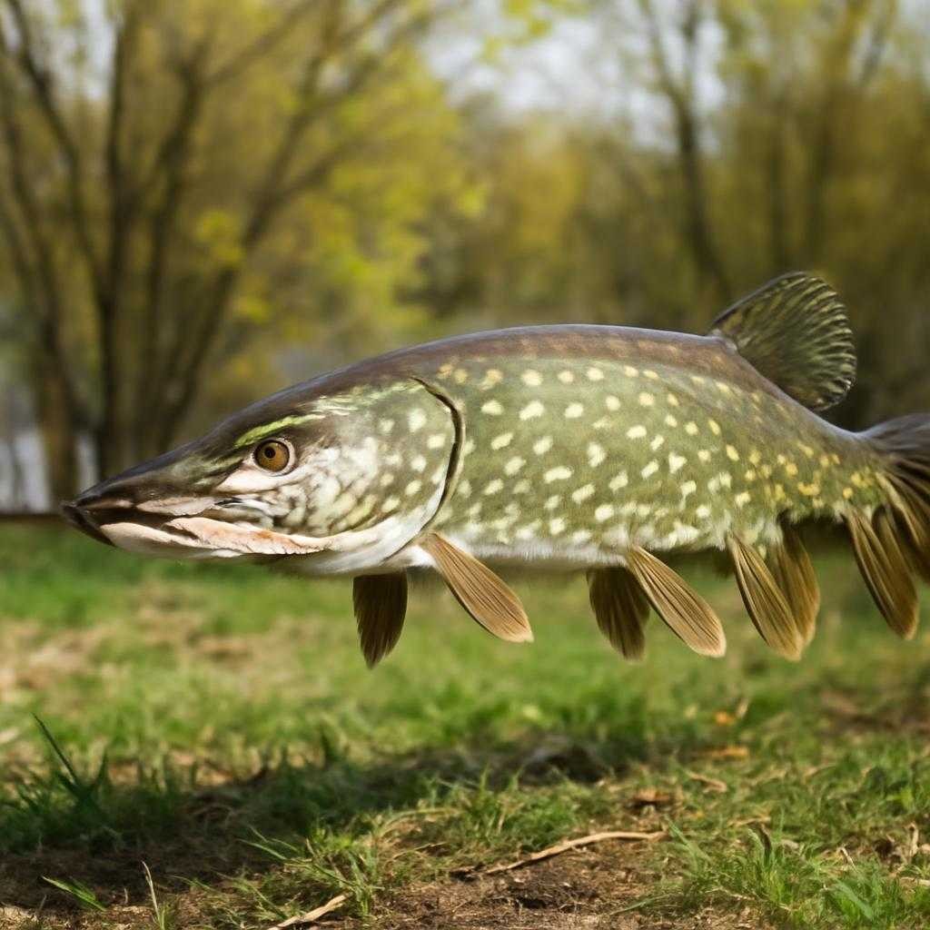 весенняя щука