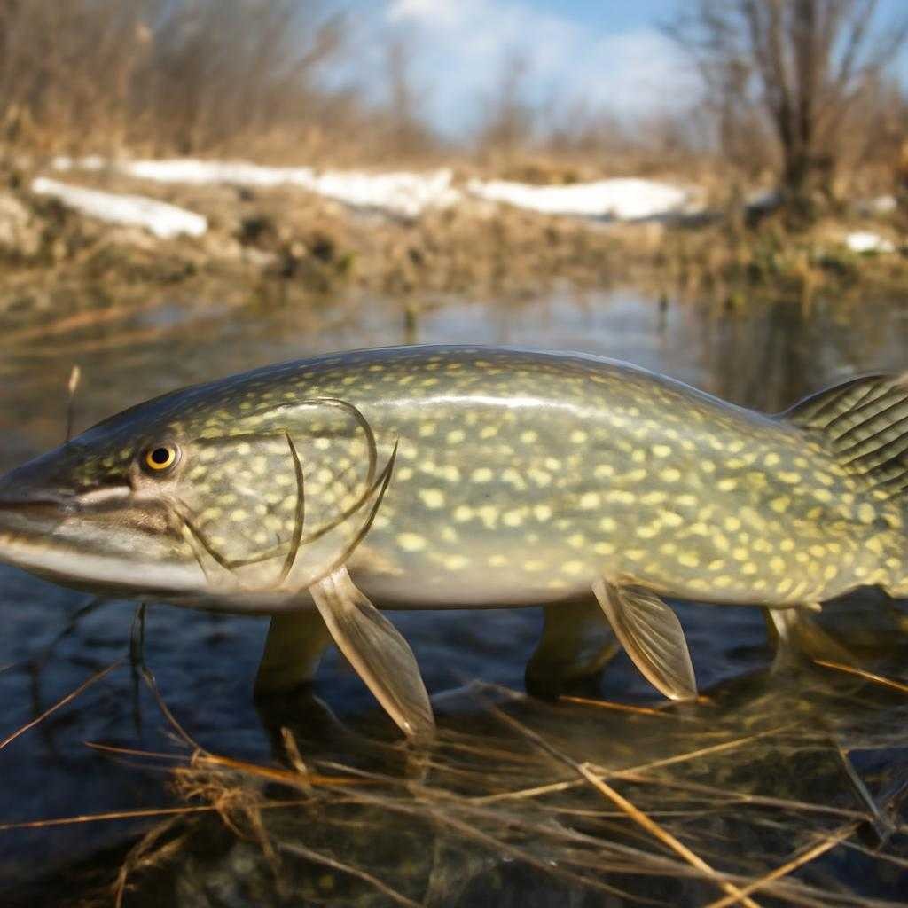 весенняя щука