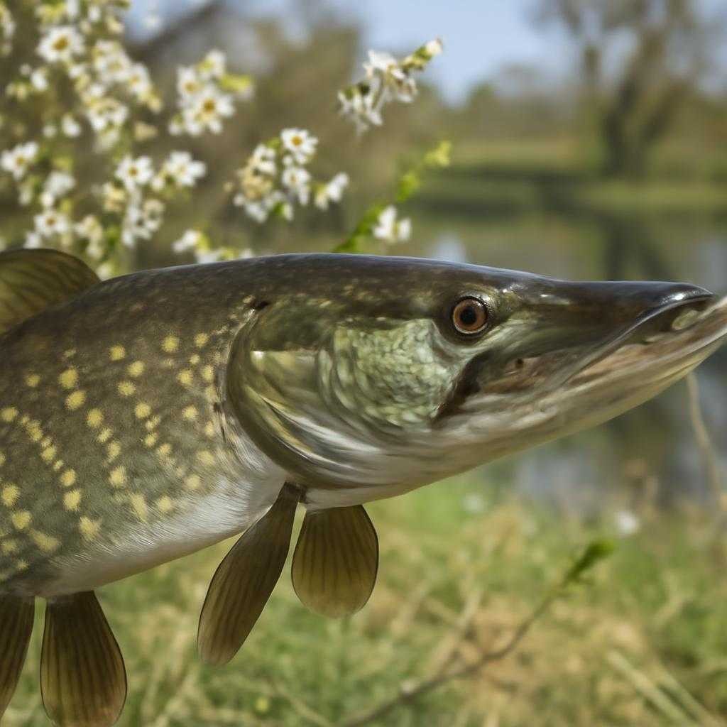 весенняя щука