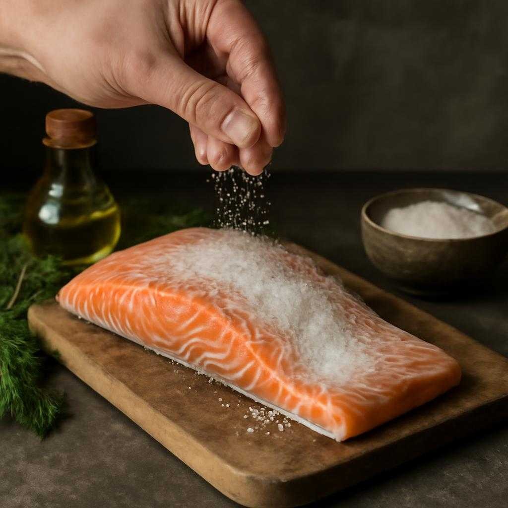 засолка лосося