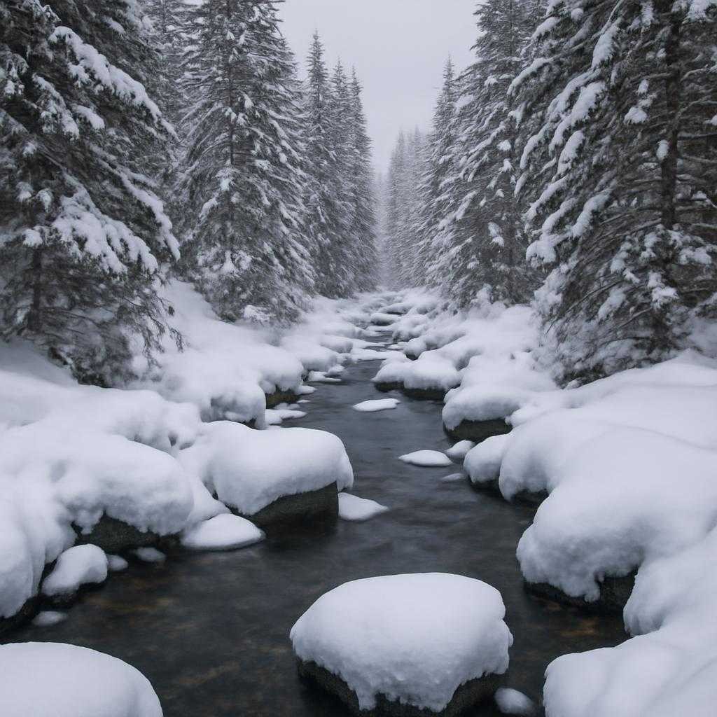 зимняя глубина