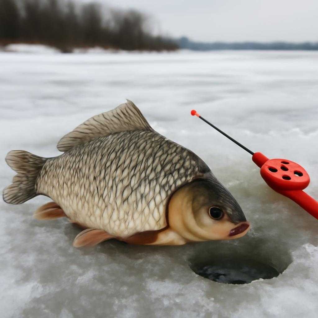 зимняя ловля карася