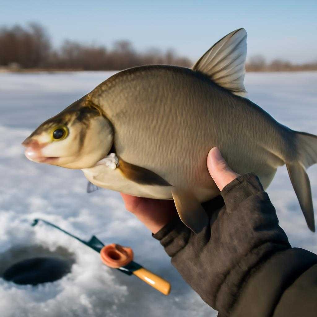 зимняя ловля леща