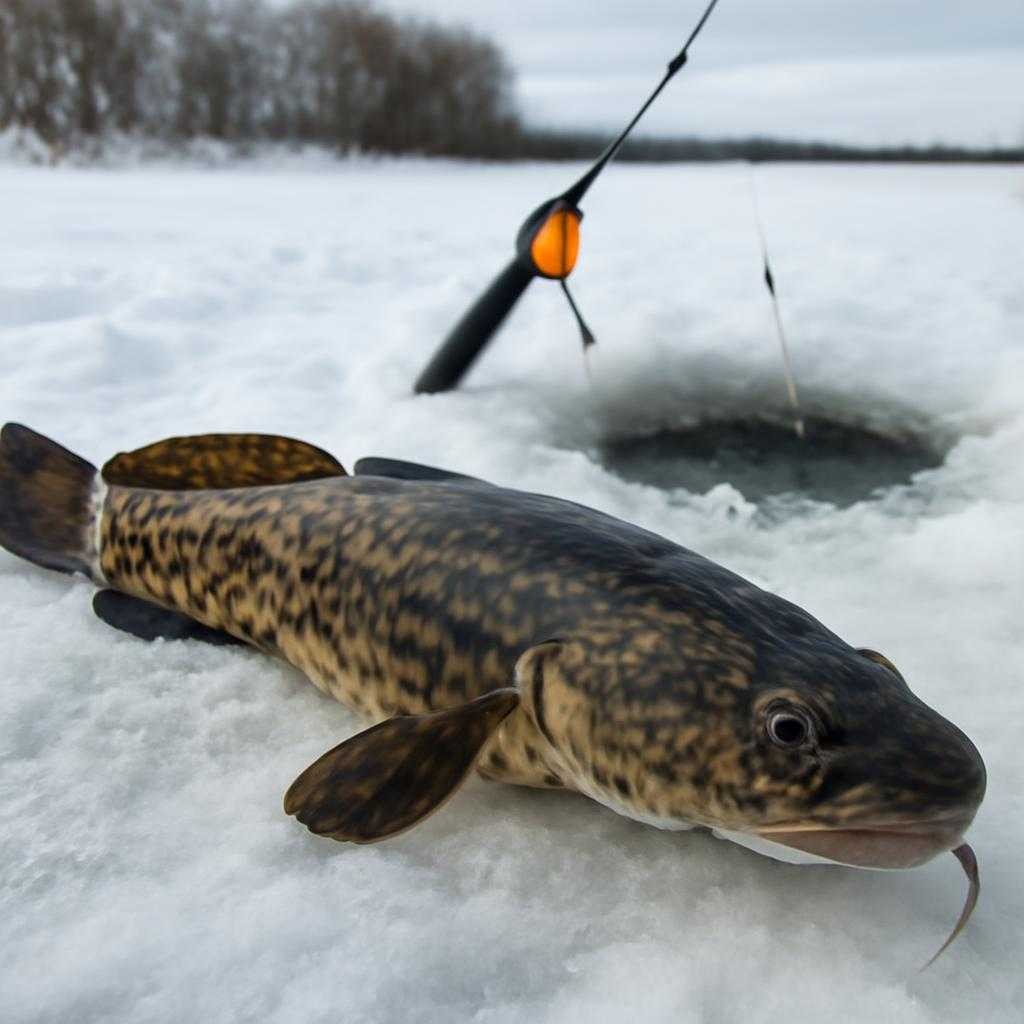 зимняя ловля налима